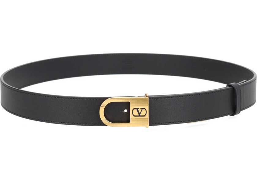 Curele Valentino Garavani Belt Vlogo BLACK Barbati (BM 19716944) 1