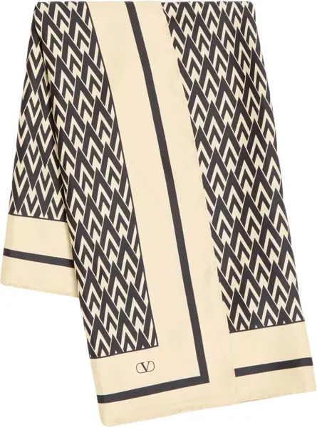 Esarfe Valentino Garavani Printed Silk Scarf YELLOW Barbati (BM 19716950) 2