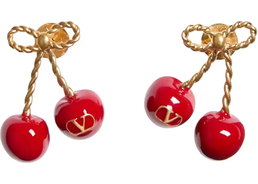 Cercei Valentino Garavani Cherryfic Earrings RED Femei (BM 19716953) 1