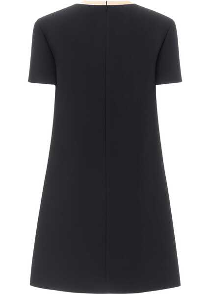 Rochii casual Valentino Garavani Wool And Silk Mini Dress BLACK Femei (BM 19716959) 3