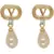 Valentino Garavani "Ovalette" Earrings GOLD