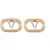 Valentino Garavani "Ovalette" Earrings GOLD