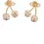 Valentino Garavani "Cherryfic" Earrings With Rhinestones GOLD