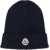 Moncler Logo Beanie Hat* BLUE