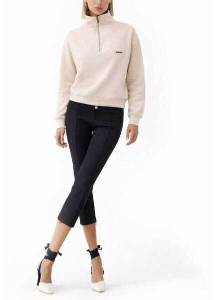 Bluze de trening JACQUEMUS Grosgrain Sweatshirt With Turtleneck BEIGE Femei (BM 19717100) 2