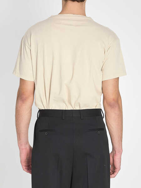 Tricouri Maison Margiela T-Shirt In Numeric Cotton BEIGE Barbati (BM 19717139) 4