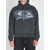 Balenciaga Washed Crayon Loop Hoodie BLACK