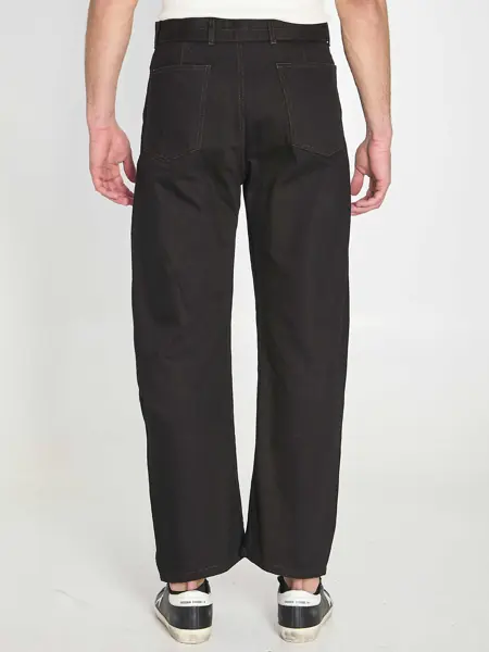 Blugi LEMAIRE Twisted Belted Pants BLACK Barbati (BM 19717148) 4