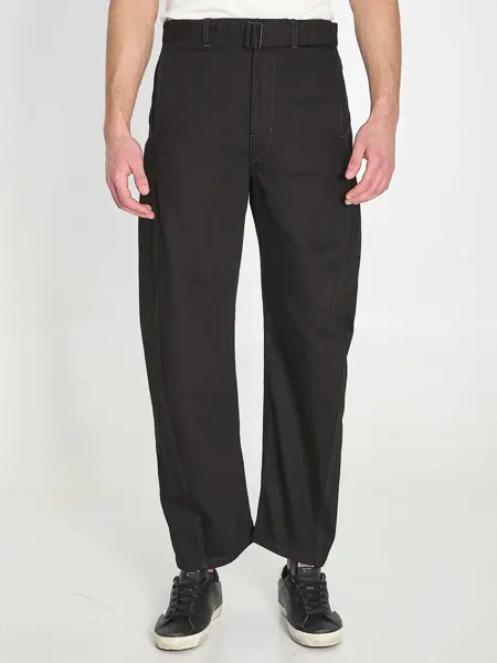 Blugi LEMAIRE Twisted Belted Pants BLACK Barbati (BM 19717148) 1