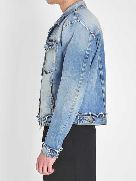 Bomber jacket Maison Margiela Denim Jacket BLUE Barbati (BM 19717151) 3
