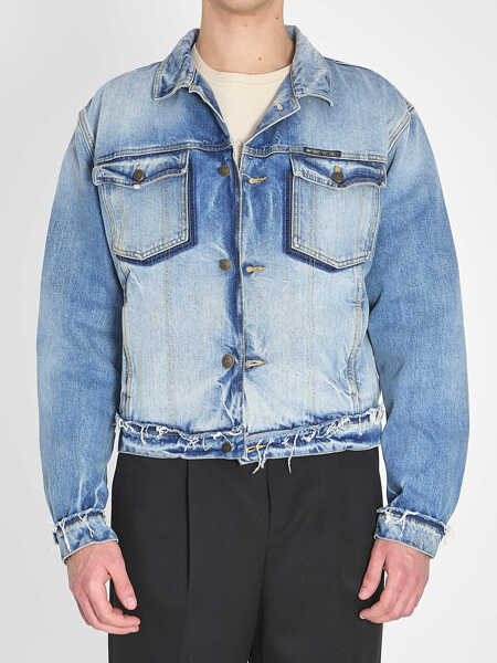 Bomber jacket Maison Margiela Denim Jacket BLUE Barbati (BM 19717151) 1