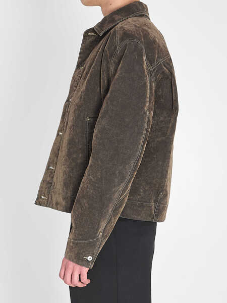 Bomber jacket JACQUEMUS Mirada De-Nimes Denim Jacket GREEN Barbati (BM 19717154) 3