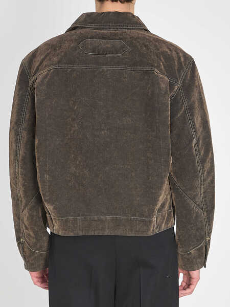 Bomber jacket JACQUEMUS Mirada De-Nimes Denim Jacket GREEN Barbati (BM 19717154) 4