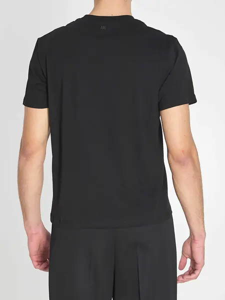 Tricouri AMI Paris Ami De Coeur T-Shirt BLACK Barbati (BM 19717157) 4