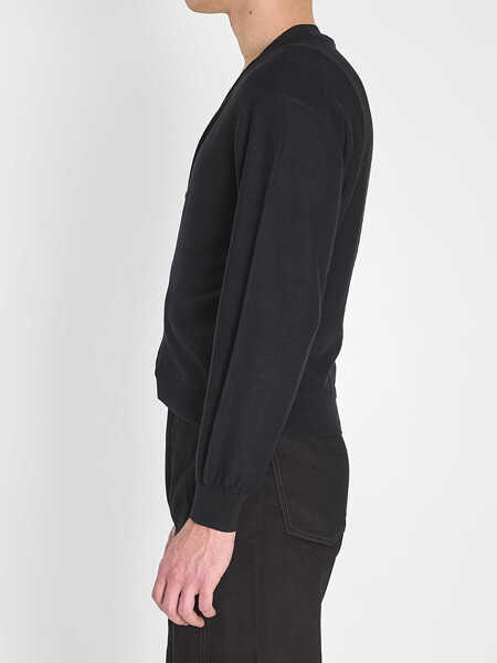 Cardigane LEMAIRE Relaxed Twisted Cardigan BLACK Barbati (BM 19717166) 3