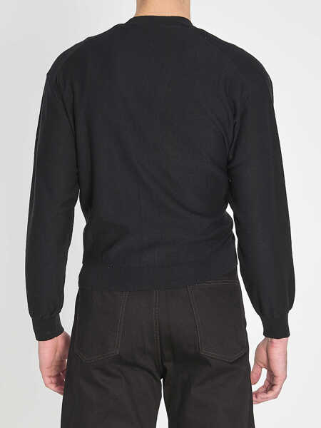 Cardigane LEMAIRE Relaxed Twisted Cardigan BLACK Barbati (BM 19717166) 4