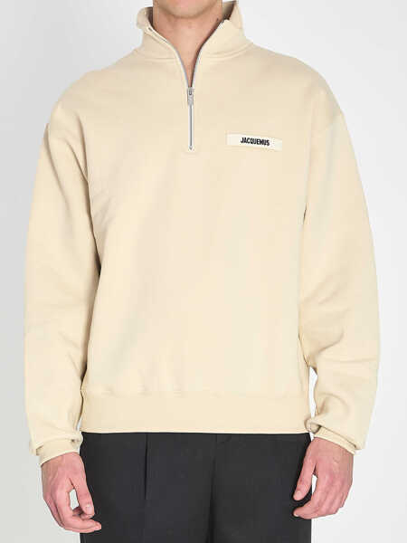 Pulovere JACQUEMUS Le Camionneur Gros Grain Sweater BEIGE Barbati (BM 19717169) 1