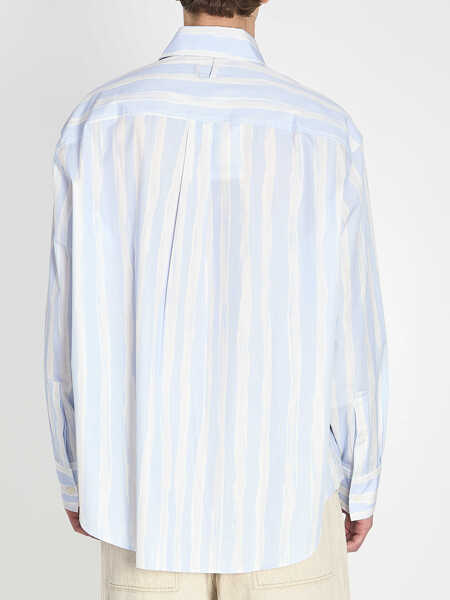 Camasi JACQUEMUS Camargue Shirt LIGHT BLUE Barbati (BM 19717172) 4