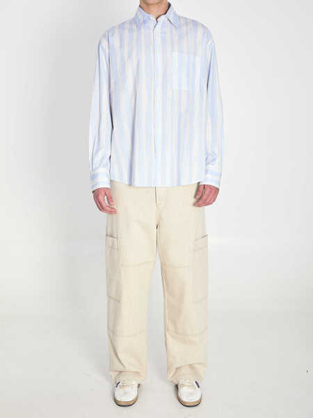 Camasi JACQUEMUS Camargue Shirt LIGHT BLUE Barbati (BM 19717172) 5