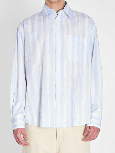 Camasi JACQUEMUS Camargue Shirt LIGHT BLUE Barbati (BM 19717172) 1