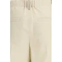 Pantaloni casual Brunello Cucinelli Dama - Pantaloni casual Brunello Cucinelli Cotton-blend Trousers QUARZO Femei (BM 19717241) - B-mall.ro