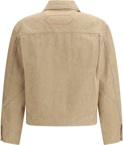 Jachete JACQUEMUS Mirada de-Nmes denim Jacket BEIGE Barbati (BM 19717247) 2