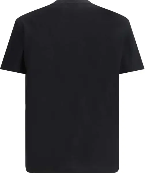 Tricouri Alexander McQueen Iconic skull print cotton T-shirt BLACK/WHITE Barbati (BM 19717262) 2