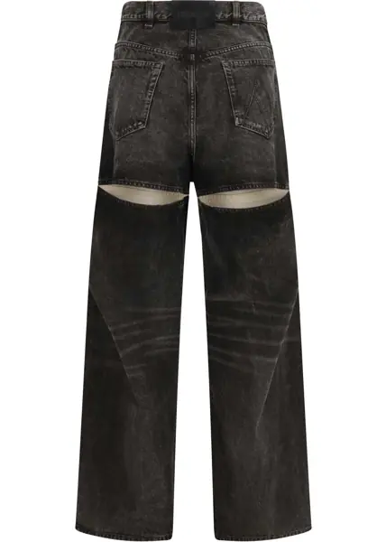 Blugi THE ATTICO Jeans CutOut BLACK/WHITE Femei (BM 19717265) 2