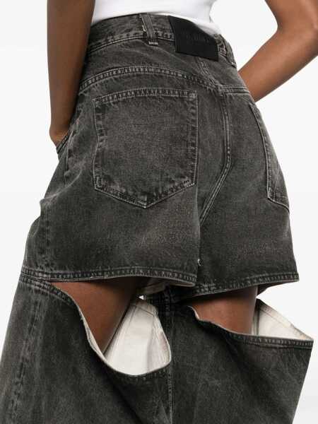 Blugi THE ATTICO Jeans CutOut BLACK/WHITE Femei (BM 19717265) 5