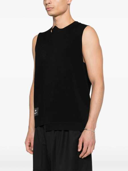 Pulovere casual Y-3 Knitted Vest BLACK Barbati (BM 19717268) 4