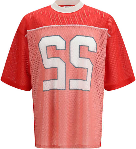 Tricouri Moschino Technical mesh T-shirt FANTASIA ROSSO Barbati (BM 19717274) 1