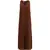 Brunello Cucinelli V-neck Long Dress MULBERRY