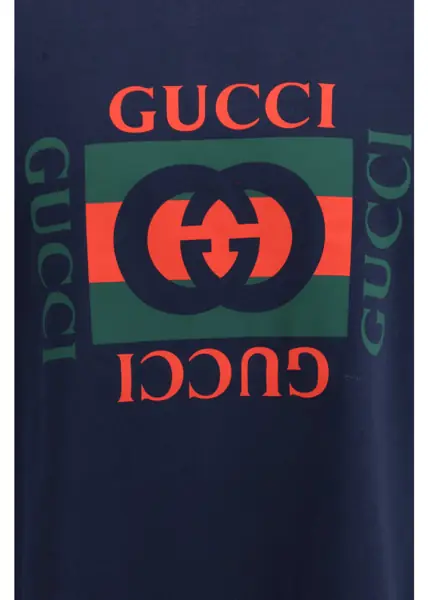 Tricouri Gucci Cotton jersey T-shirt NAVY/MC Barbati (BM 19717280) 3