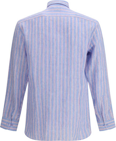 Camasi casual ETRO Striped linen Shirt S9880 Barbati (BM 19717289) 2