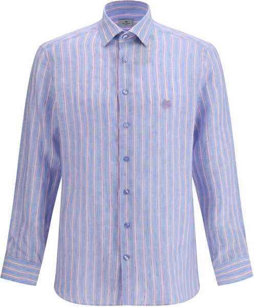 Camasi casual ETRO Striped linen Shirt S9880 Barbati (BM 19717289) 1