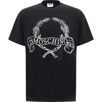 Tricouri Moschino Maxi Laurel Crown Embroidery T-shirt