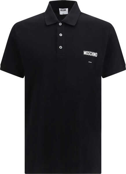 Tricouri Polo Moschino Cotton Polo Shirt FANTASIA NERO Barbati (BM 19717295) 1