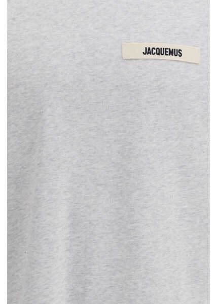 Tricouri JACQUEMUS Logoed T-Shirt GREY Barbati (BM 19717298) 3