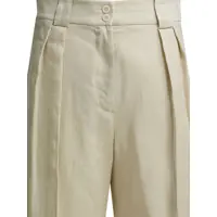 Pantaloni casual Dama - Pantaloni casual INES DE LA FRESSANGE Trousers Beige Femei (BM 19717302) - B-mall.ro