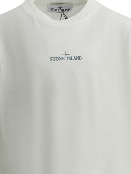 Tricouri Stone Island Junior T-shirts White Baieti (BM 19717314) 3