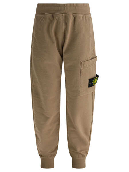 Pantaloni casual Stone Island Junior Trousers Brown Baieti (BM 19717332) 1