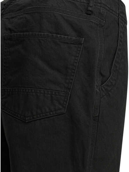 Pantaloni casual NONNATIVE Cotton work pants Black Barbati (BM 19717491) 4