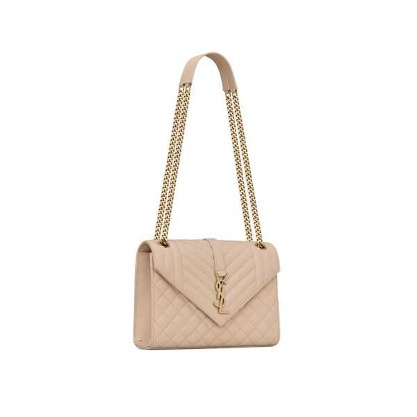 Genti de mana Saint Laurent Saint Laurent Envelope Medium Bag Beige Femei (BM 19717527) 2