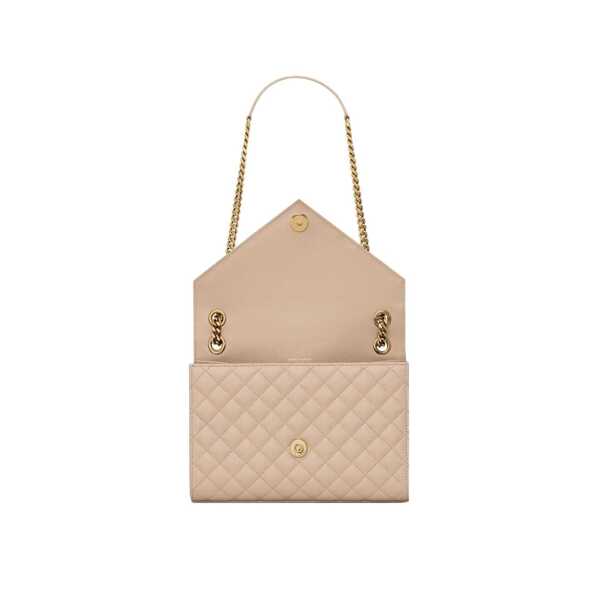 Genti de mana Saint Laurent Saint Laurent Envelope Medium Bag Beige Femei (BM 19717527) 3