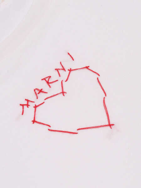 Tricouri Marni T-shirts White Fete (BM 19717650) 3