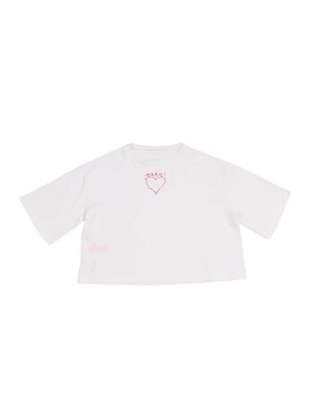 Tricouri Marni T-shirts White Fete (BM 19717650) 1