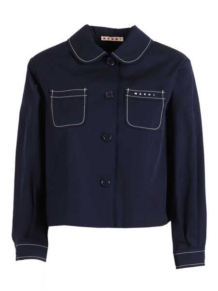 Geci de iarna Marni Jackets Blue Fete (BM 19717668) 1
