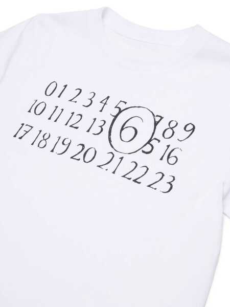 Tricouri MM6 Maison Margiela T-shirts White Fete (BM 19717689) 3