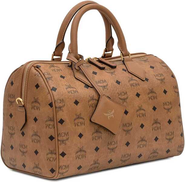 Genti de mana MCM Ella printed canvas Handbag COGNAC Femei (BM 19717775) 3