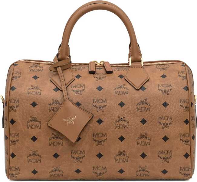 Genti de mana MCM Ella printed canvas Handbag COGNAC Femei (BM 19717775) 1